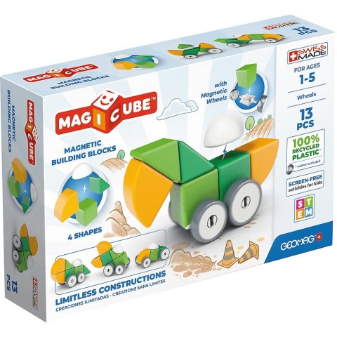 Geomag Klocki magnetyczne Magicube 4 Shapes Recycled Koła 13 elementów