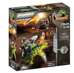 Playmobil Zestaw DINO Rise 70626 Sajchania Odparcie ataku