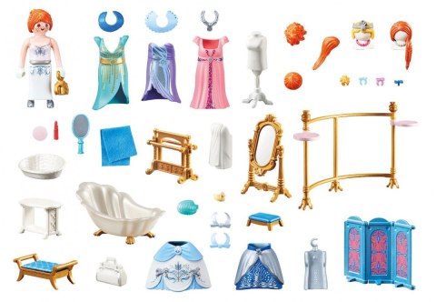 Playmobil Zestaw z figurką Princess 70454 Garderoba z wanną