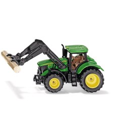 Siku John Deere z chwytakiem do bali drzewa