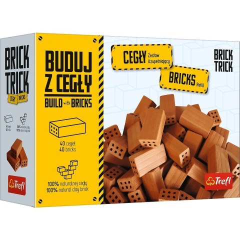 Trefl Klocki Brick Trick Cegły pełne 40 sztuk