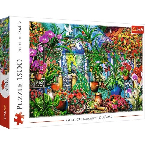 Trefl Puzzle 1500 elementów - Tajemniczy ogród