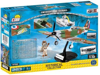 Cobi Klocki Historical Collection WWII Dewoitine D.520C 1