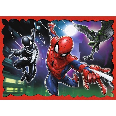 Trefl Puzzle 4w1 Bohaterski Spider Man