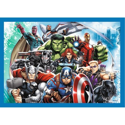 Trefl Puzzle 4w1 Odważni Avengersi