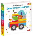 Harper Collins Książeczka Akademia Mądrego Dziecka. Pierwsze Puzzle. Zwierzęta w podróży