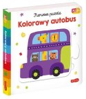 Harper Collins Książeczka Akademia Mądrego Dziecka. Pierwsze puzzle. Kolorowy Autobus