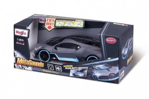 Maisto Bugatti Divo światło, dźwięk 1:24