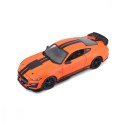 Maisto Model kompozytowy 2020 Mustang Shelby GT500 pomarańczowy 1:24