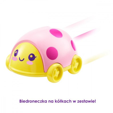 Mattel Lalka My Garden Baby Raczkujący Bobasek-Motylek różowa