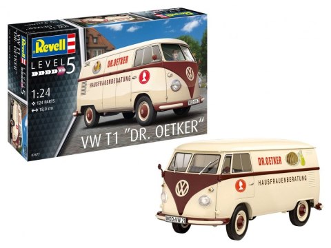 Revell Model plastikowy Samochód 1/24 VW T1 Dr. Oetker