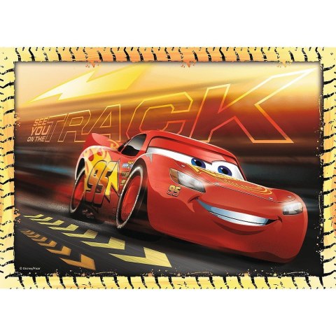 Trefl Puzzle 4w1 Do startu gotowi start Auta Cars 3