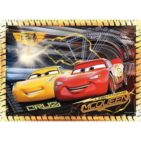 Trefl Puzzle 4w1 Do startu gotowi start Auta Cars 3