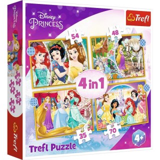 Trefl Puzzle 4w1 Sczęśliwy dzień