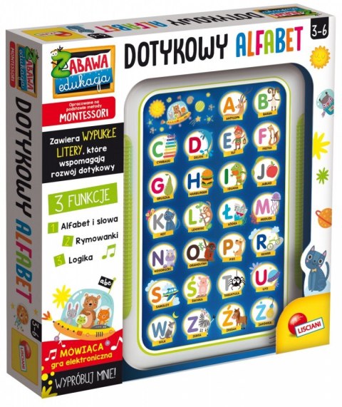 Lisciani Elektroniczny dotykowy alfabet