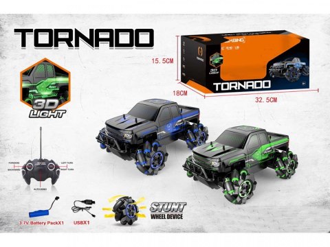 Madej Auto Tornado Stund R/C światło, ładowanie USB