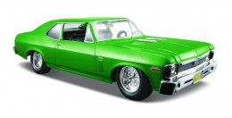 Maisto Model kompozytowy Chevrolet Nova SS 1970 1:24 zielony