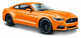 Maisto Model kompozytowy Ford Mustang GT 2015 1:24 pomarańczowy