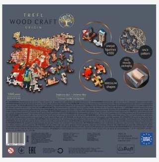 Trefl Puzzle drewniane 1000 elementów Świąteczna aleja