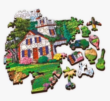 Trefl Puzzle drewniane 500 elementów Letnia przystań