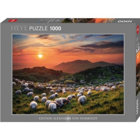 Heye Puzzle 1000 elementów Owce i wulkany