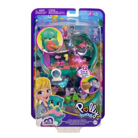 Mattel Zestaw figurek Polly Pocket Oceanarium wyderki Zestaw kompaktowy