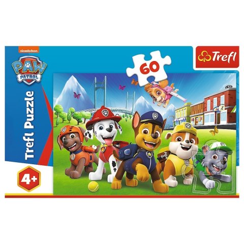 Trefl Puzzle 60 elementów Na polanie Psi Patrol