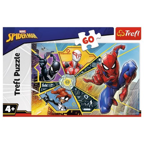 Trefl Puzzle 60 elementów W sieci SpiderMan