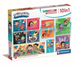 Clementoni Puzzle 10 w 1 Super Kolor DC Comics