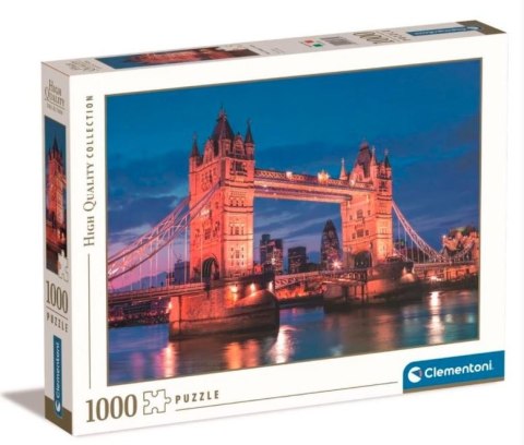 Clementoni Puzzle 1000 elementów High Quality, Tower Bridge w nocy