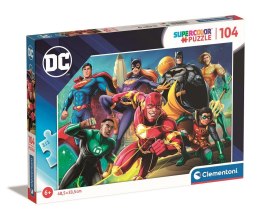 Clementoni Puzzle 104 elementy Super Kolor DC Comics