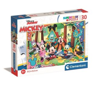 Clementoni Puzzle 30 elementów Super Kolor, Mickey