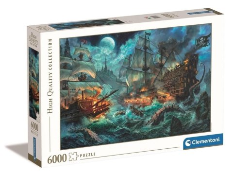 Clementoni Puzzle 6000 elementów High Quality Bitwa piratów