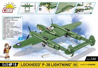 Cobi Klocki Lockheed P-38 H Lightning