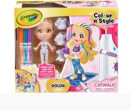 Crayola Zestaw kreatywny z figurką Colour&Style Modelka na wybiegu