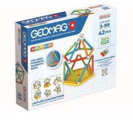 Geomag Klocki magnetyczne Supercolor Panels Recycled 42 elementy