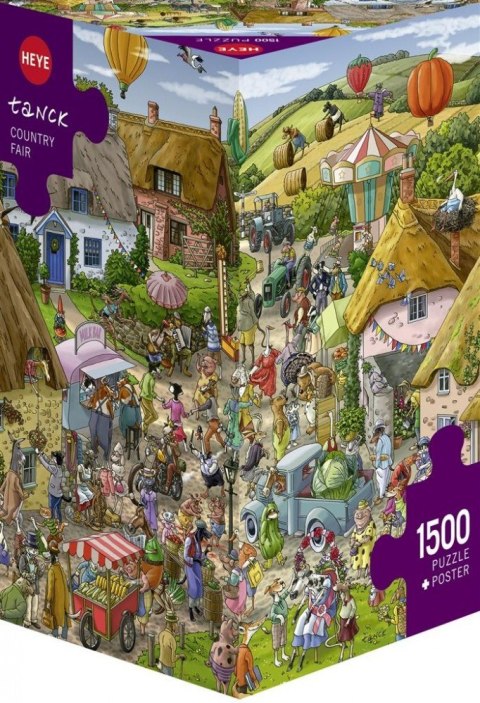 Heye Puzzle 1500 elementów Wiejski targ