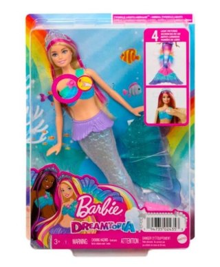 Mattel Lalka Barbie Malibu Syrenka Migoczące światełka