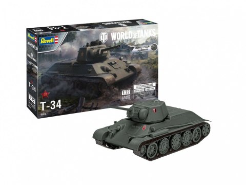 Revell Model plastikowy Czołg T-34 World of Tanks