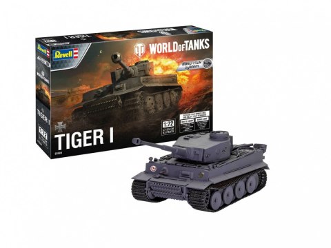 Revell Model plastikowy Czołg Tiger I World of Tanks