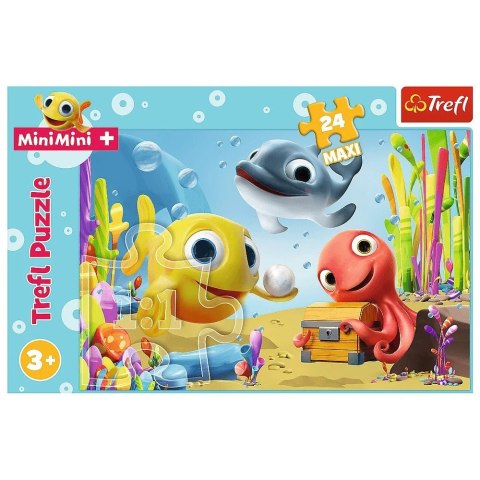 Trefl Puzzle 24 Maxi Wesoła Rybka Mini Mini