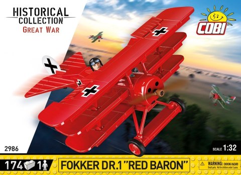 Cobi Klocki Klocki Fokker Dr.1 Red Baron