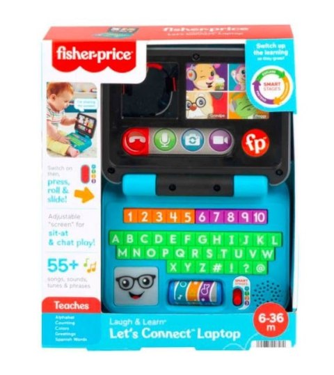 Fisher Price Edukacyjny Laptop Malucha -Porozmawiajmy