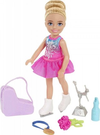 Mattel Lalka Barbie Chelsea Możesz być Kariera Łyżwiarka