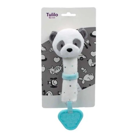 TULILO Zabawka z dźwiękiem - Panda miętowa 16 cm