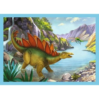 Trefl Puzzle 4w1 Wyjątkowe dinozaury