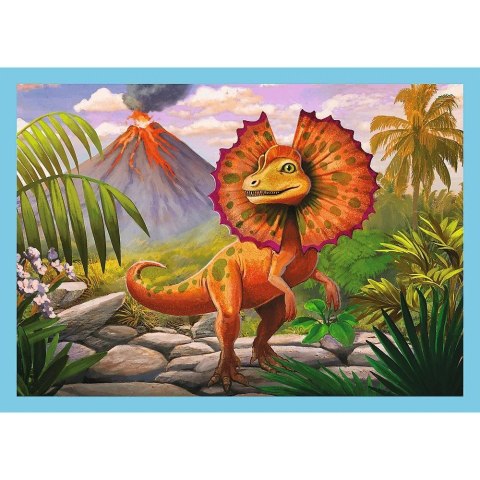 Trefl Puzzle 4w1 Wyjątkowe dinozaury