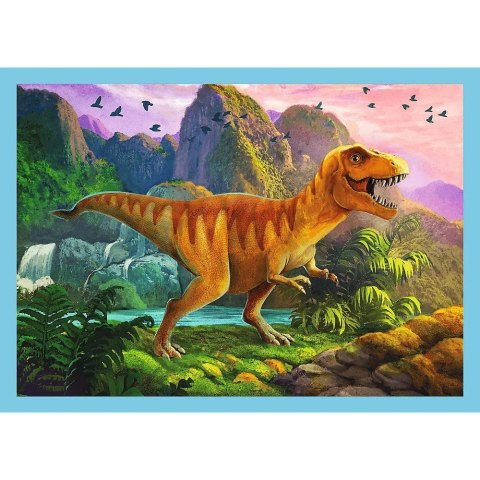 Trefl Puzzle 4w1 Wyjątkowe dinozaury