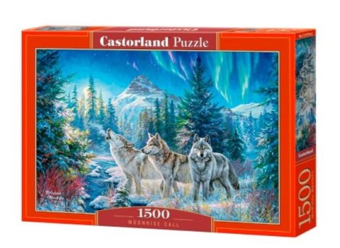 Castor Puzzle 1500 elementów Wilki Moonrise Call