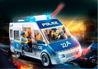 Playmobil Zestaw City Action 70 899 Transporter policyjny ze światłem i dźwiękiem